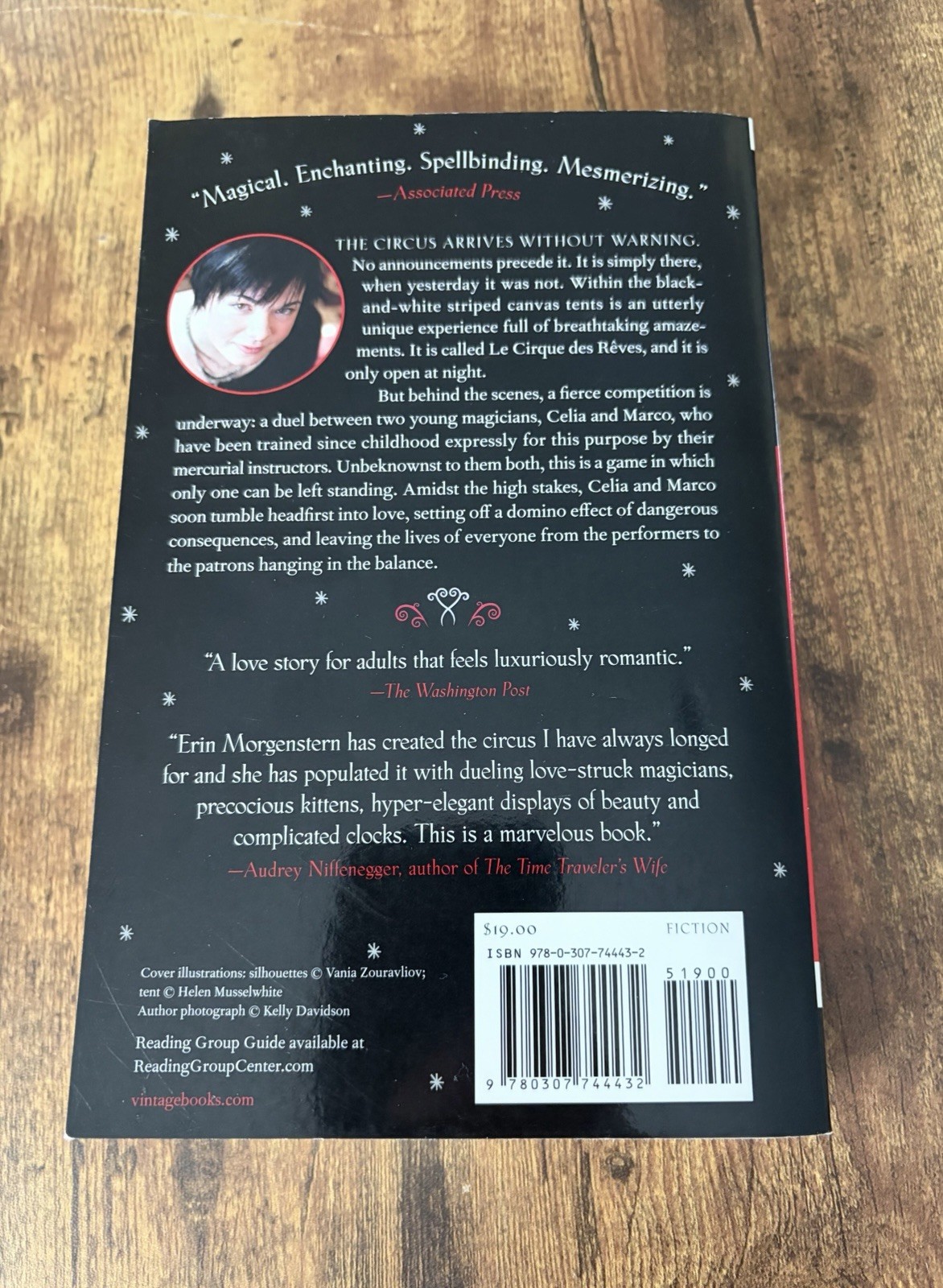 Night Circus: A Novel by Erin Morgenstern (2012, Trade Paperback) VG