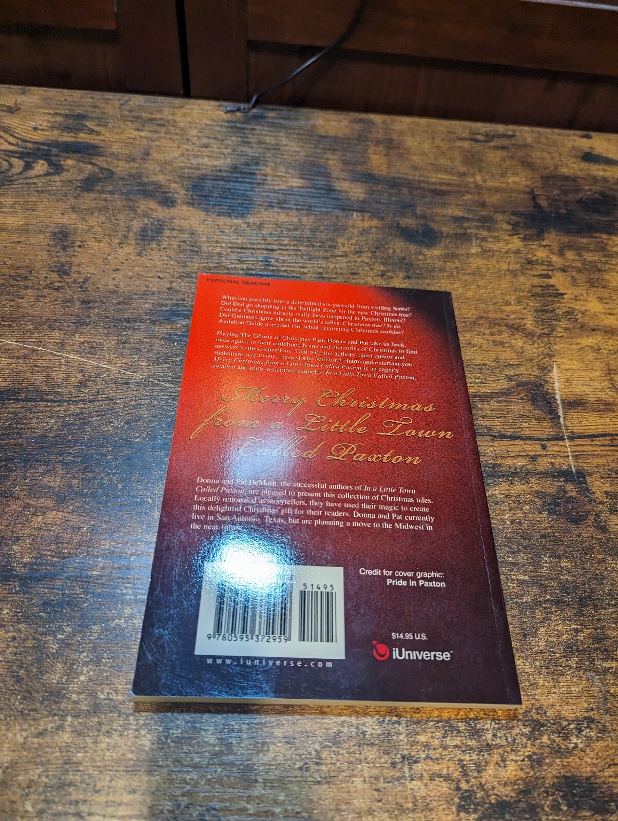 Merry Christmas from a Little Town Called Paxton by Patricia J Demuth: SIGNED (J
