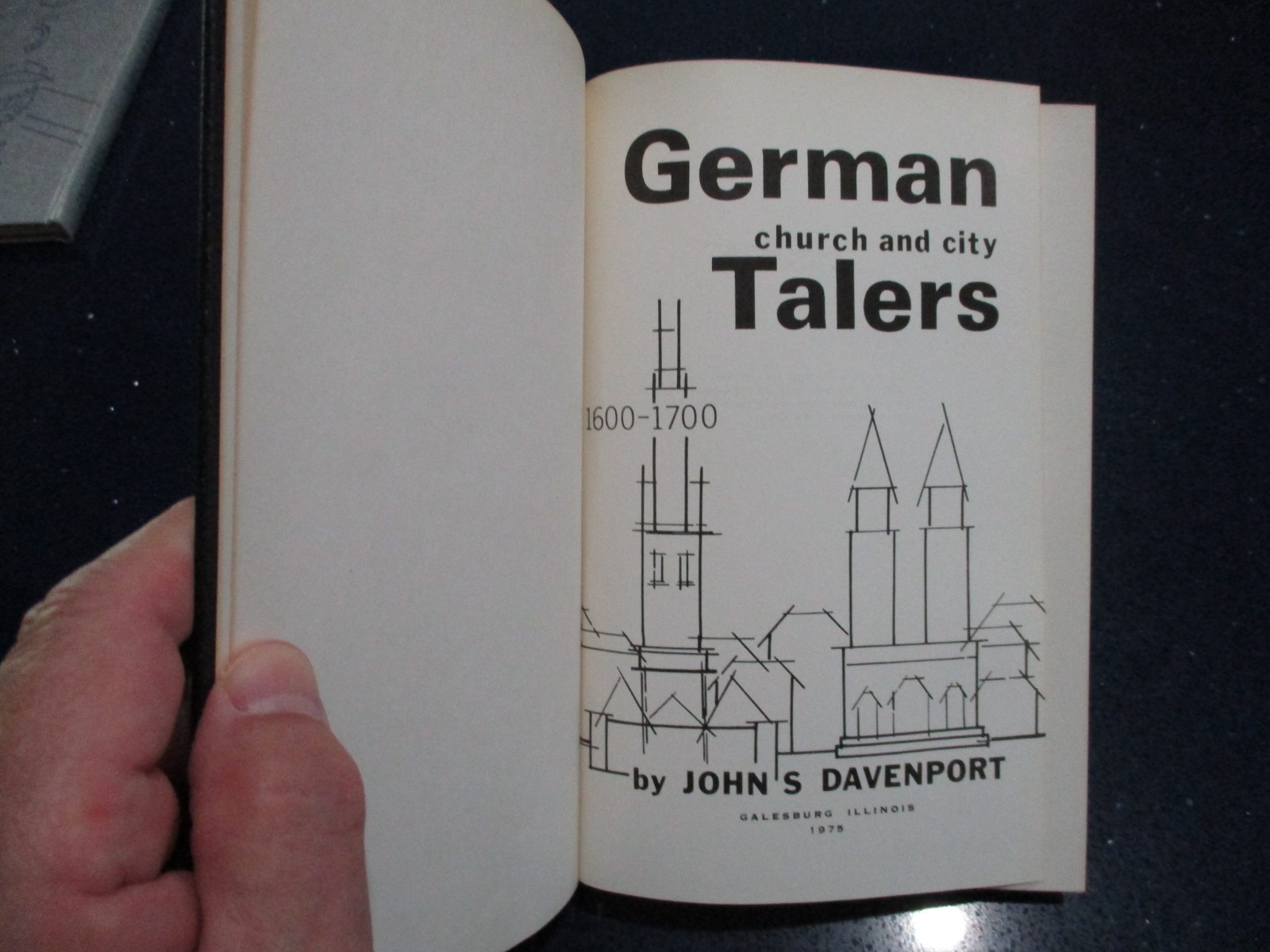 GERMAN CHURCH AND CITY TALERS 1600-1700 2E Book John S Davenport w/ORIG VALUES!