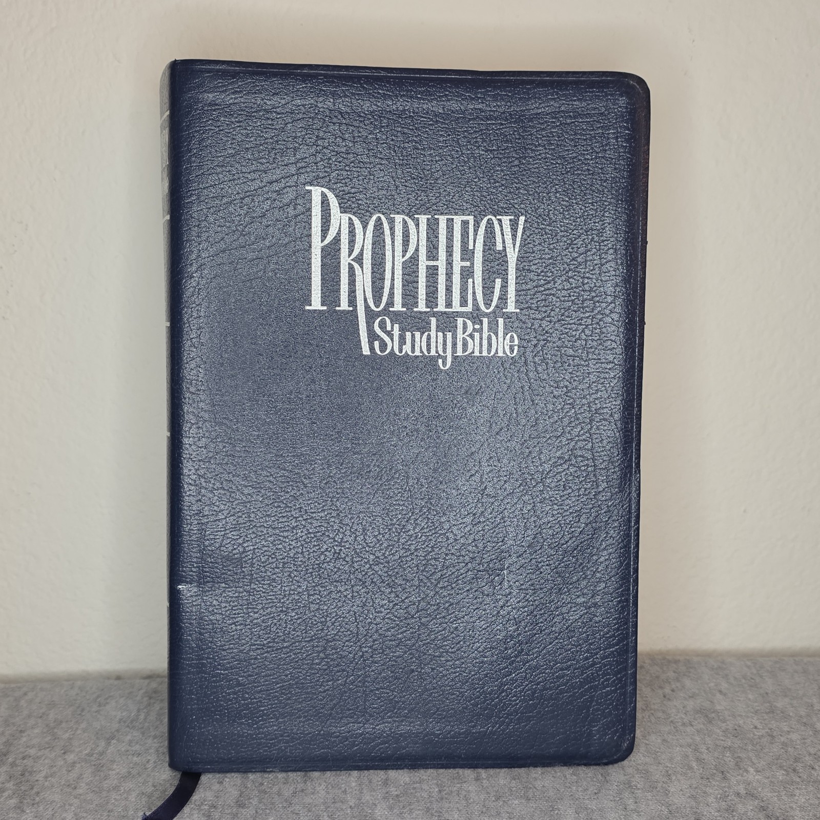 PROPHECY STUDY BIBLE NKJV NELSON 1465B GENUINE BONDED LEATHER JOHN HAGEE
