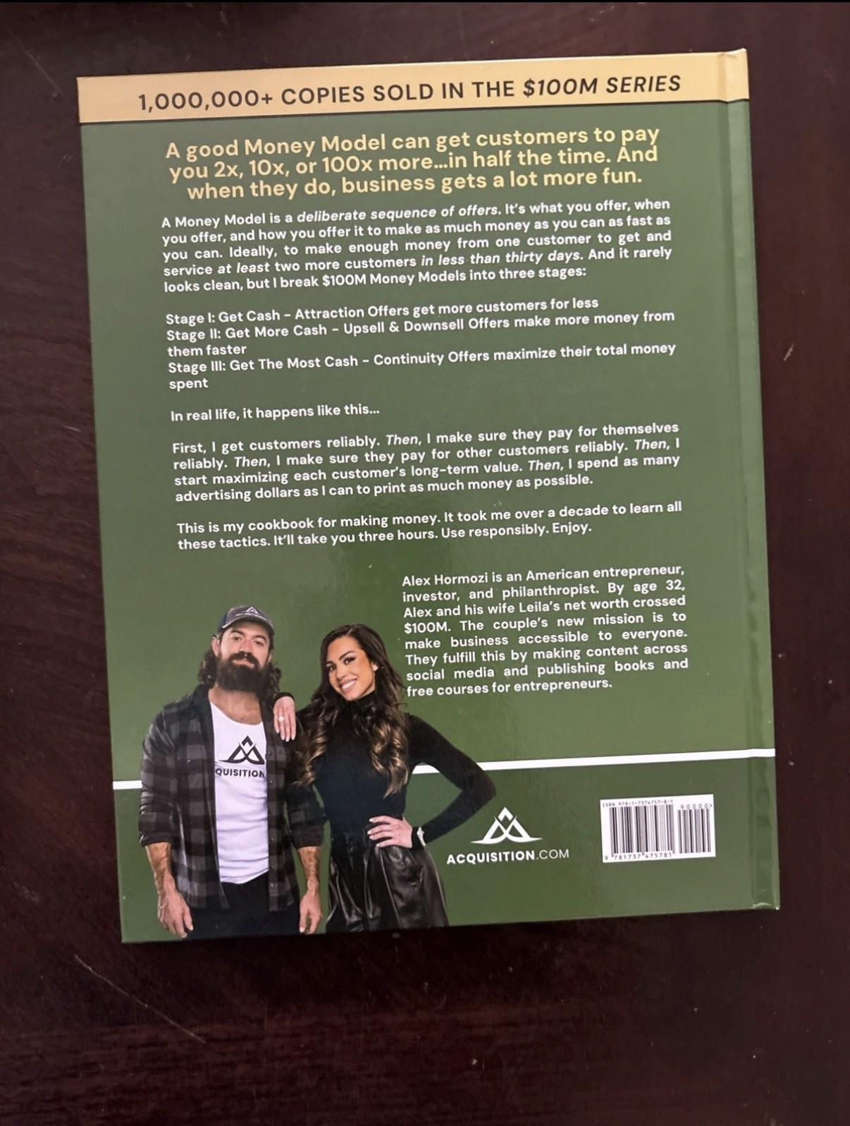 $100M Series by Alex Hormozi Hardcover Business Book Set: Money, Leads, Offers