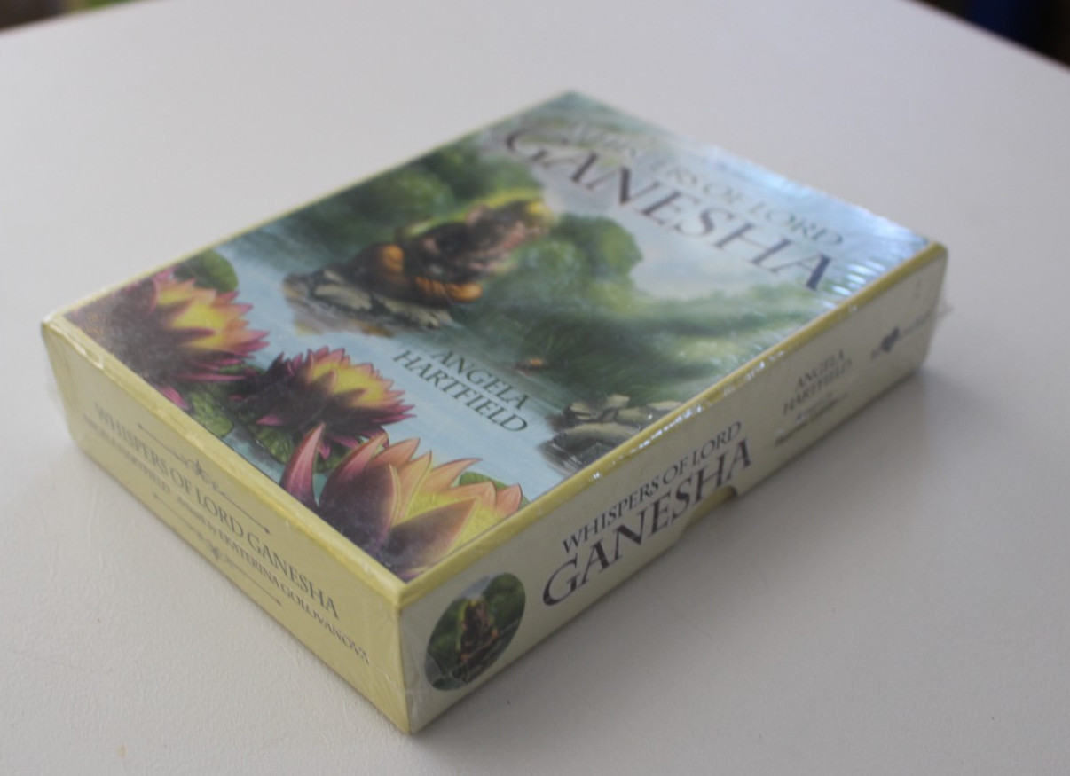 New Sealed Angela Hartfield Whispers of Lord Ganesha Oracle cards