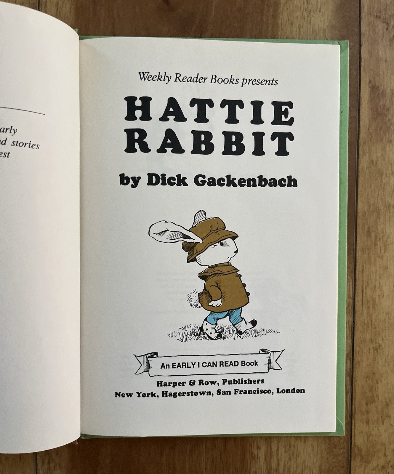 VTG Lot of 3 – Picture for Harold’s Room/Hattie Rabbit/Clara & the Bookwagon