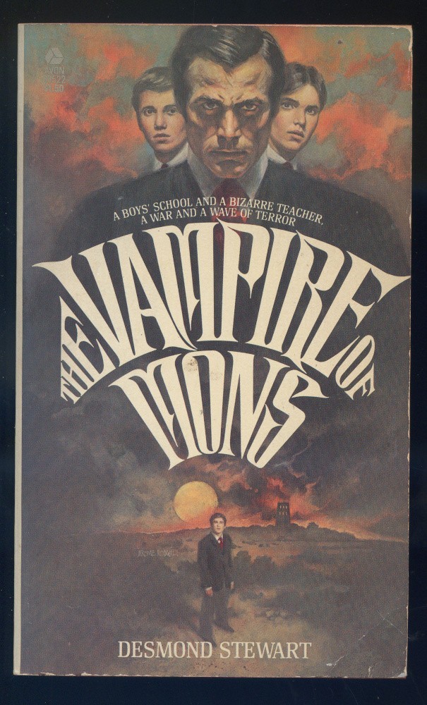 The Vampire of Mons by Desmond Stewart-Avon Books Paperback First Printing-1977