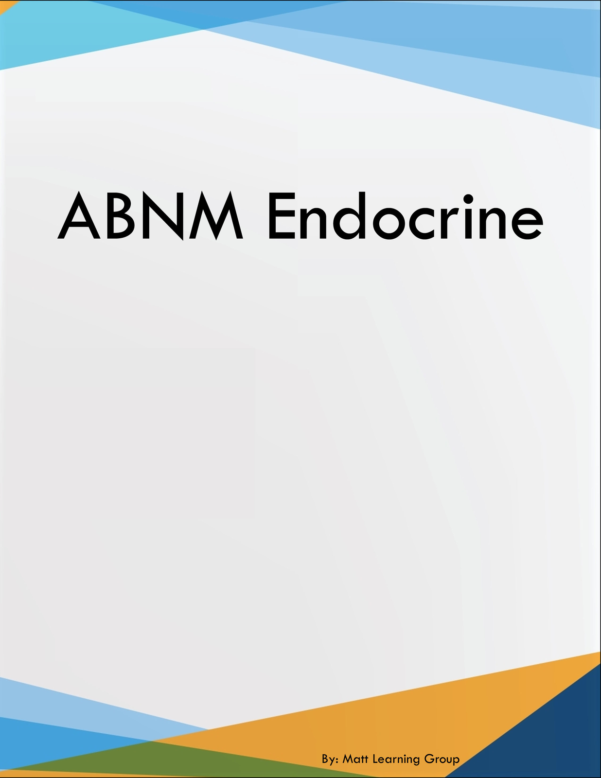 ABNM Endocrine