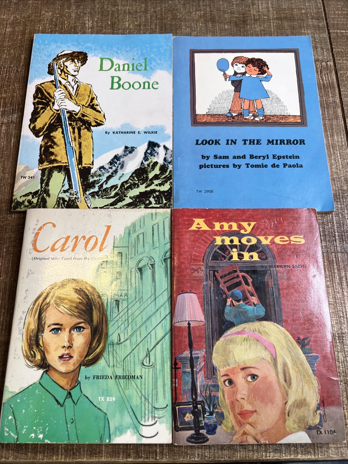 Vintage Scholastic Paperback Lot 1960s-70s Kids Classics Apollo Boone Keller