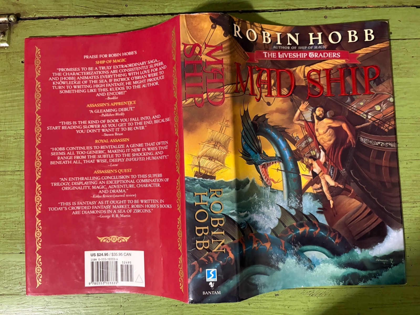 Robin Hobb Mad Ship The Liveship Trader #2 Hard Cover DJ Very Good