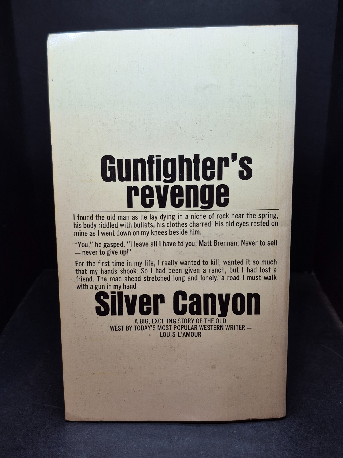 Silver Canyon: Louis L’Amour. New Bantam Edition (12630-x) 14th Printing 1978