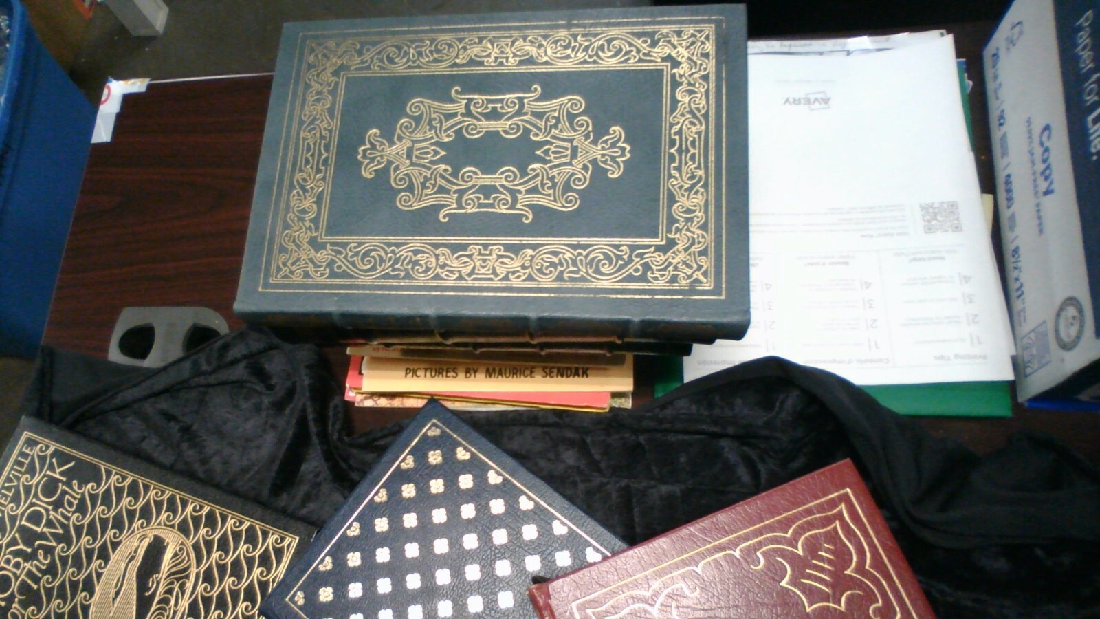 Collectible Beautiful Books Decor – Some Leather & Gilt – Very Good Condition
