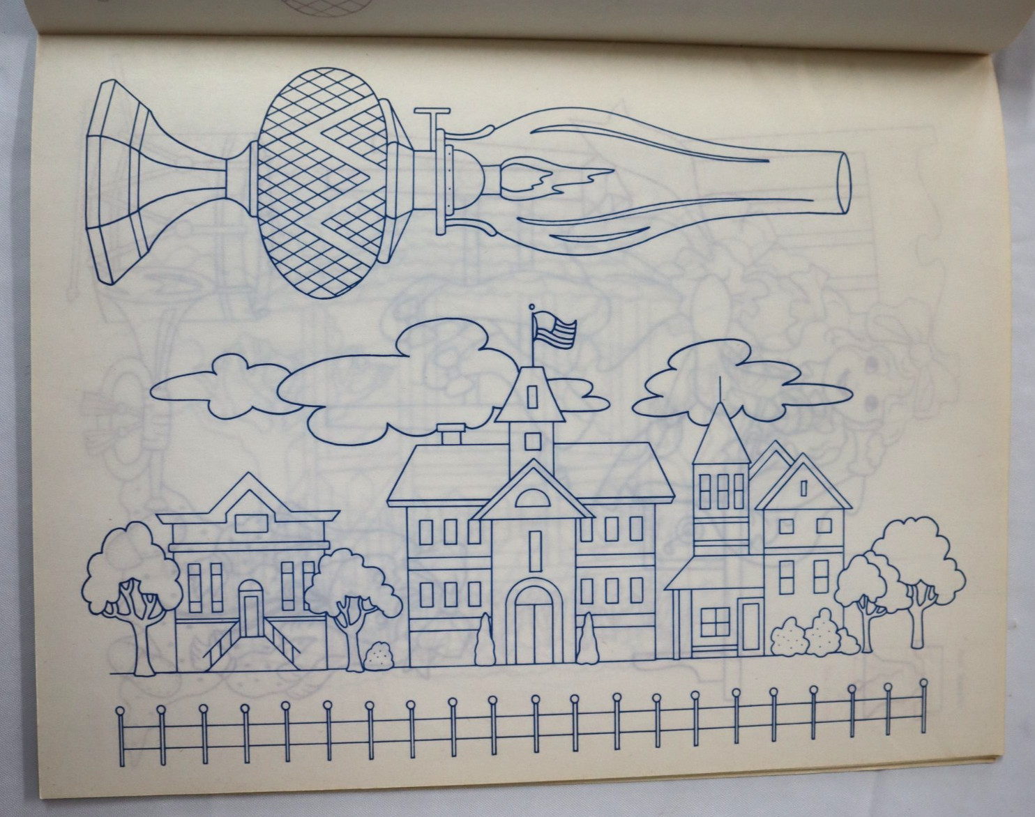 Iron On Transfers Craft Book Craftways Celebration America Times Past Vtg 1982