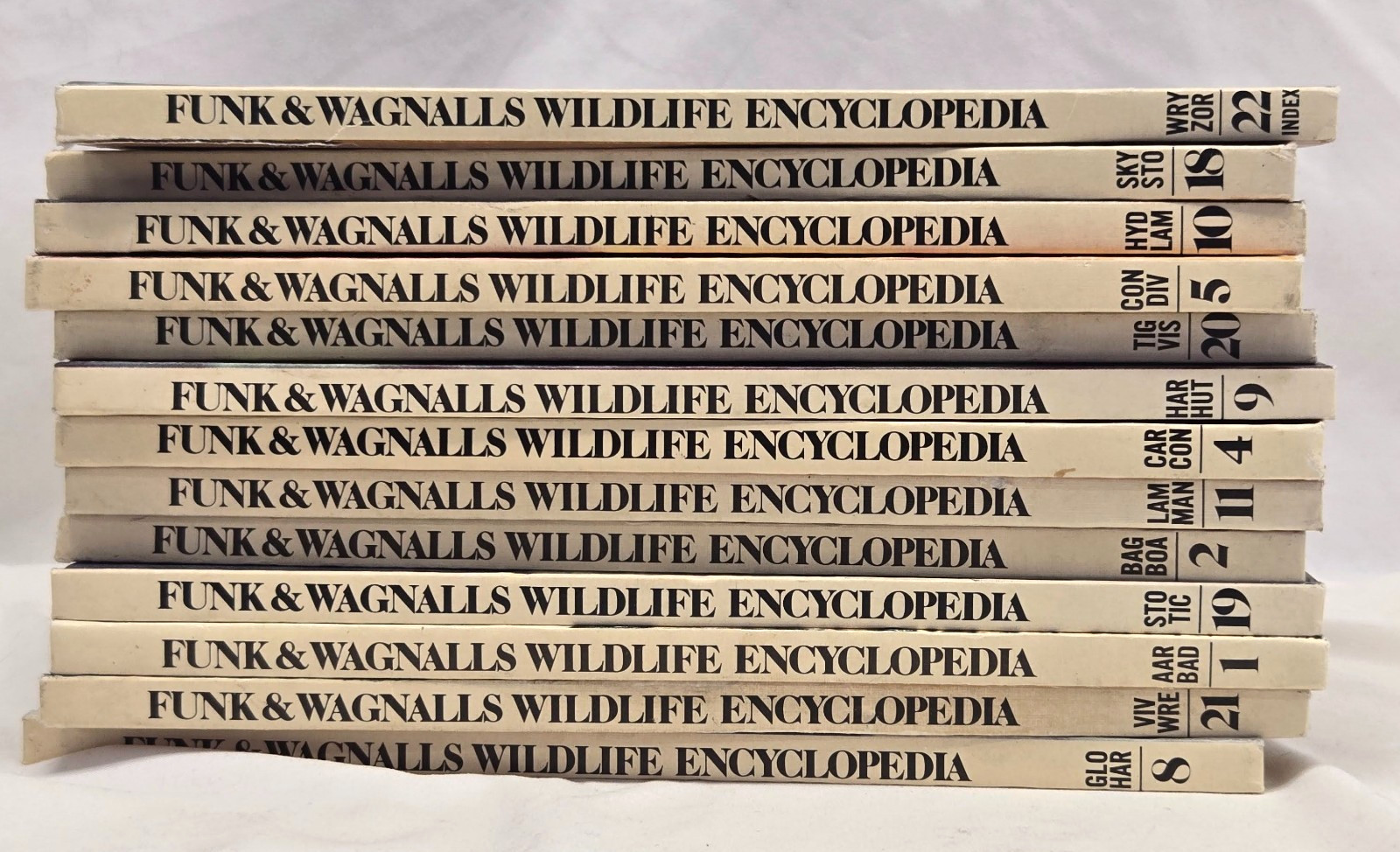 Vintage Funk and & Wagnalls Wildlife Encyclopedia Hardcover 1974 Select Volume