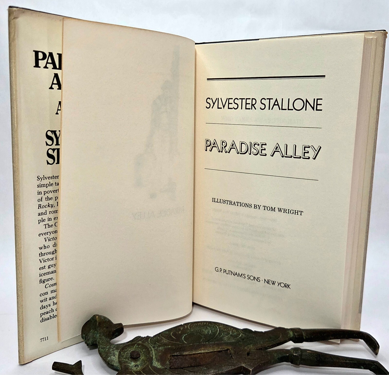 Paradise Alley Sylvester Stallone 1977 First Edition First Printing HC$DJ