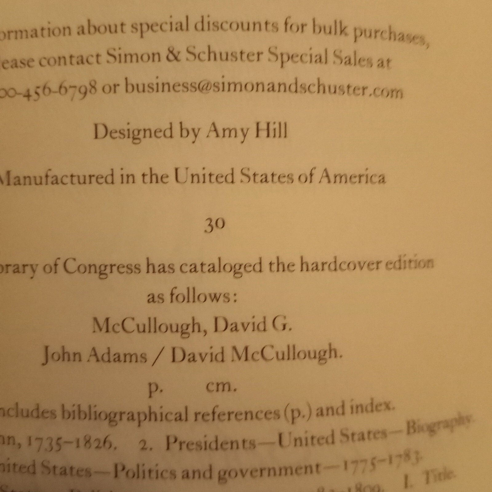 BRAND NEW, John Adams by David McCullough (2002, Trade Paperback)