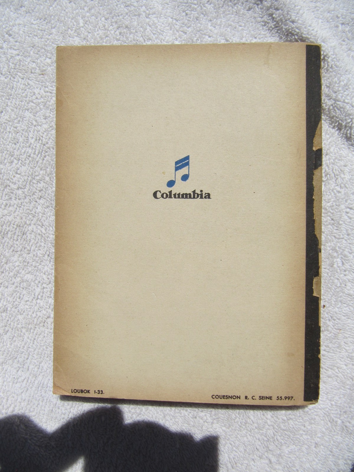 1933 FRENCH COLUMBIA CATALOGUE GENERAL Complete Record Catalog Jazz Chanson 78