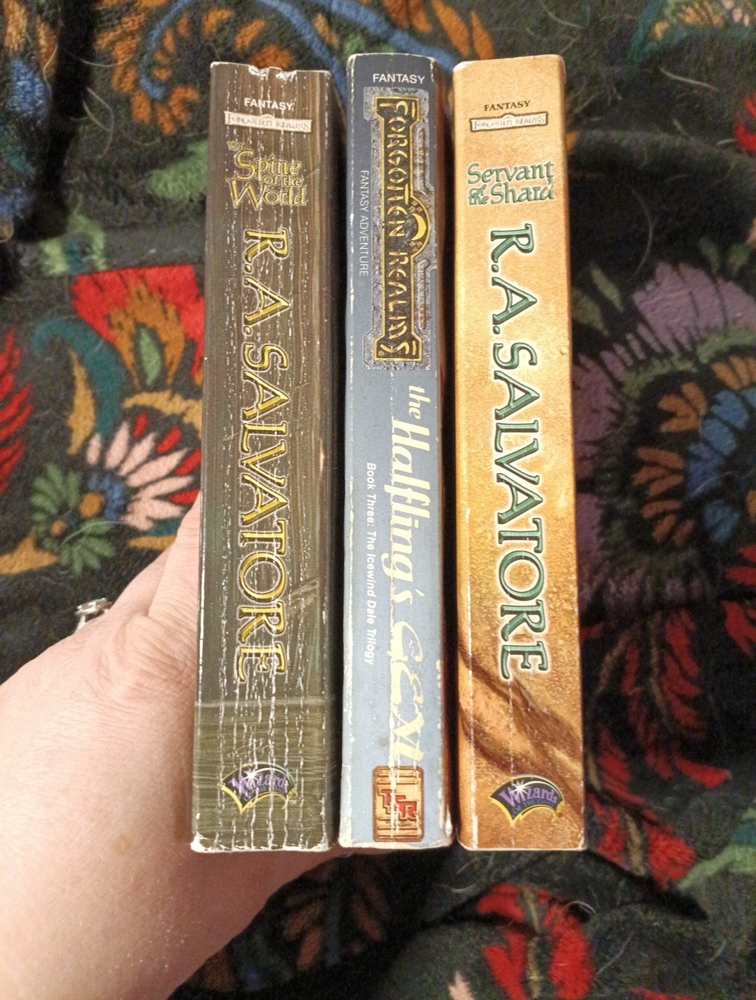 Lot Of 3 R A Salvatore Forgotten Realms Fantasy Paperback Books Mixed Lot Drizzt