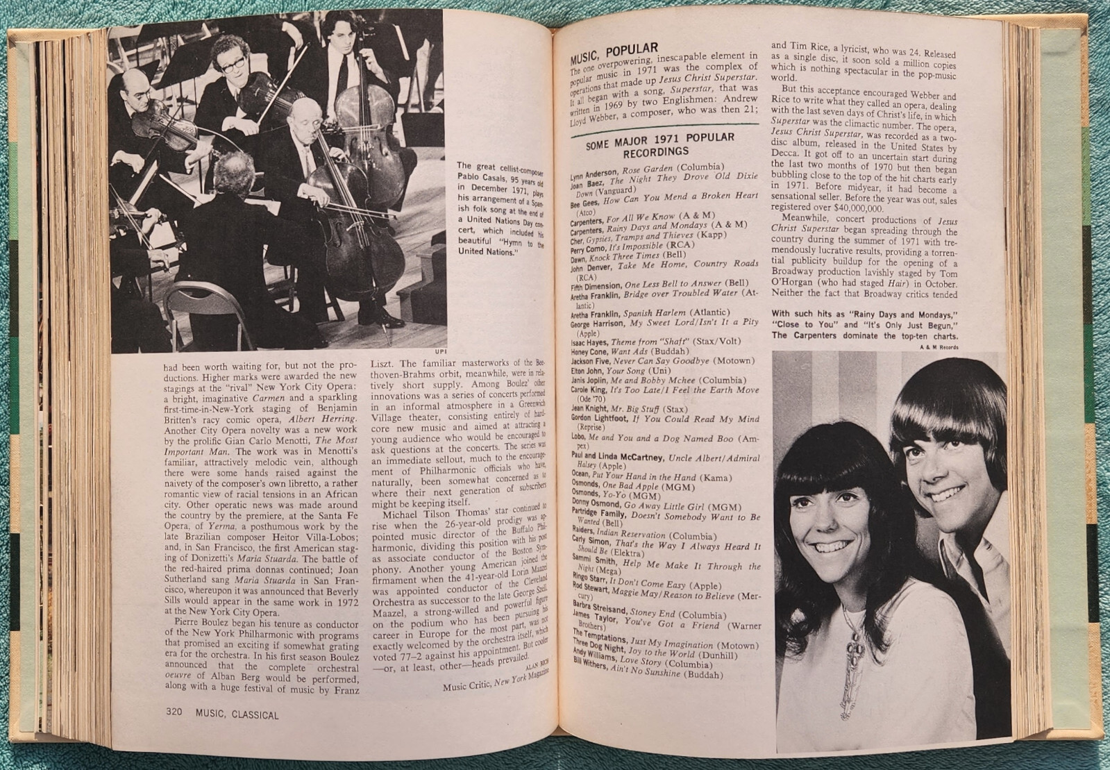 Grolier Encyclopedia Year Book 1972 Hardcover 512 Pages Of Highlights & History