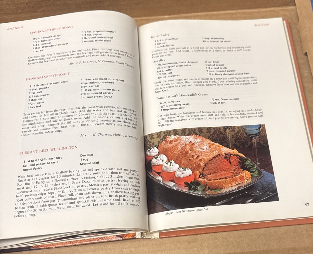 Southern Living : The Meats Cookbook (1975, Hardcover, GOOD, VINTAGE)