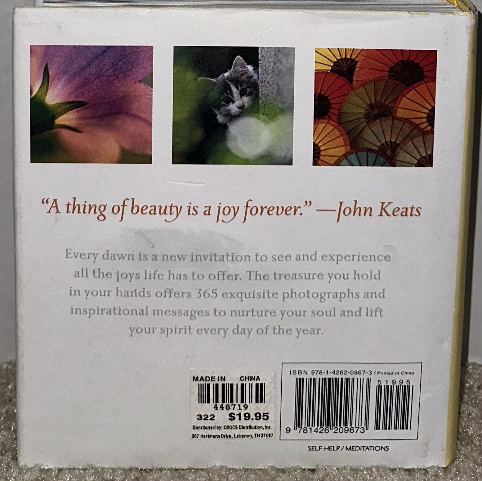 Daily Joy : 365 Days of Inspiration by National Geographic (2012, Hardcover)