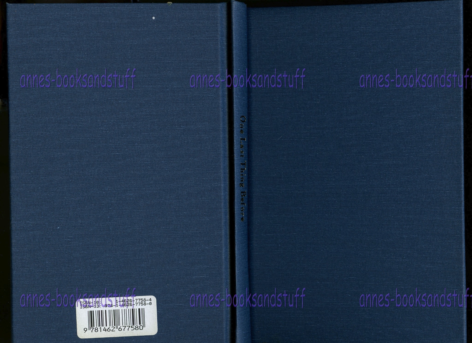ONE LAST THING BEFORE I GO by H. LEE JONES * hardcover dust jacket signed 1st