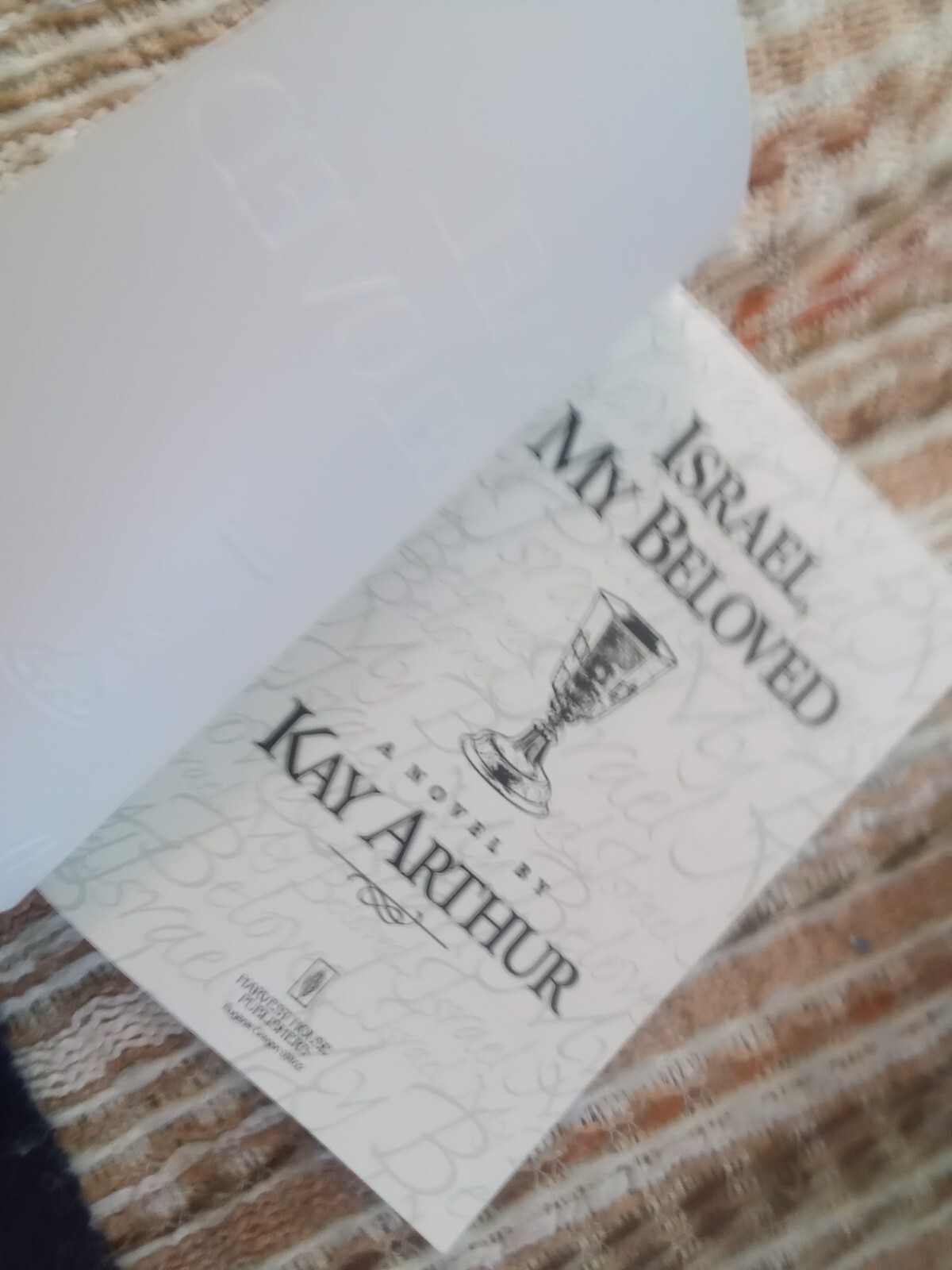 Israel, My Beloved by Kay Arthur (1996,Pb) Jewish historical romance