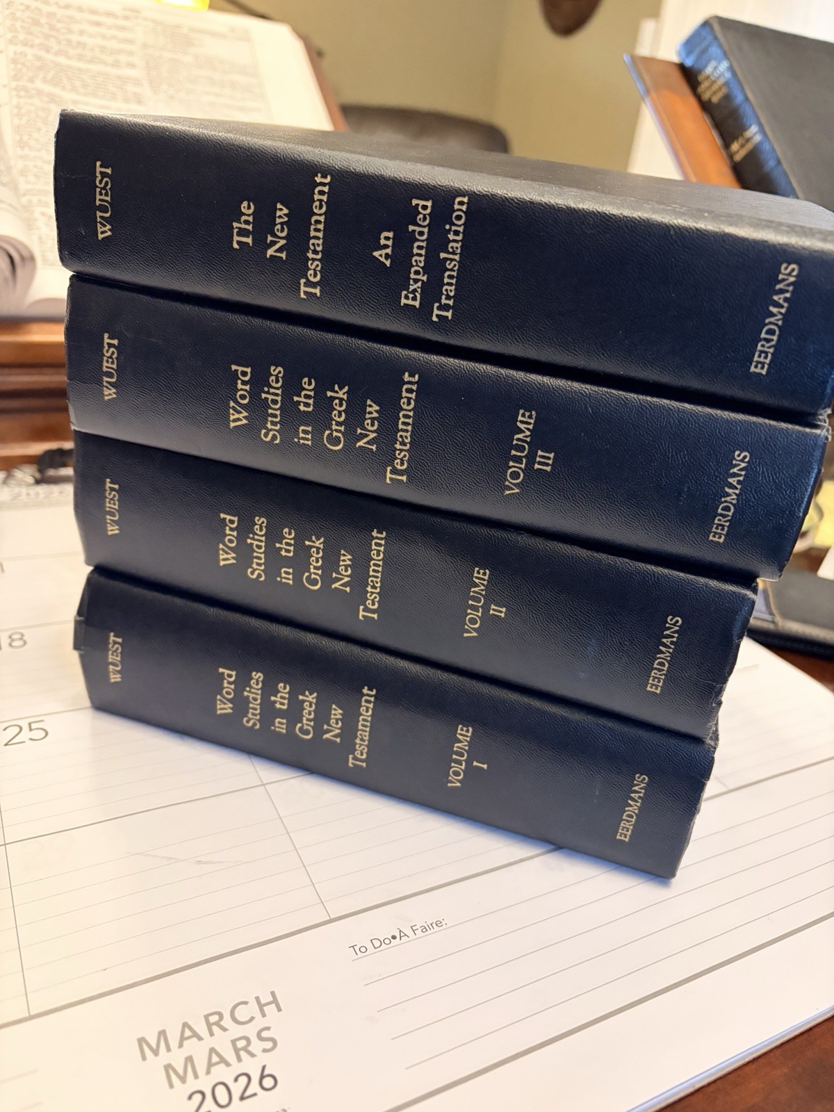 „Word Studies in The Greek New Testament“ 4 Volumes, by Kenneth S. Wuest