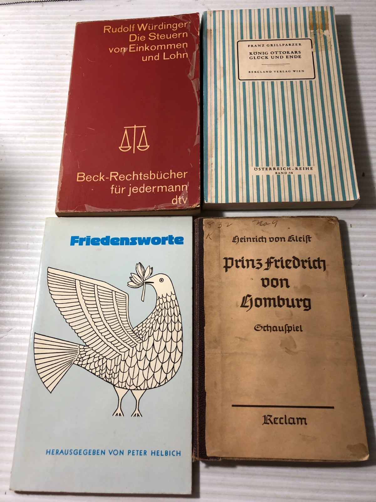 b Vintage lot of 14 books GERMAN Language 1 Hardcover 13 Paperbacks