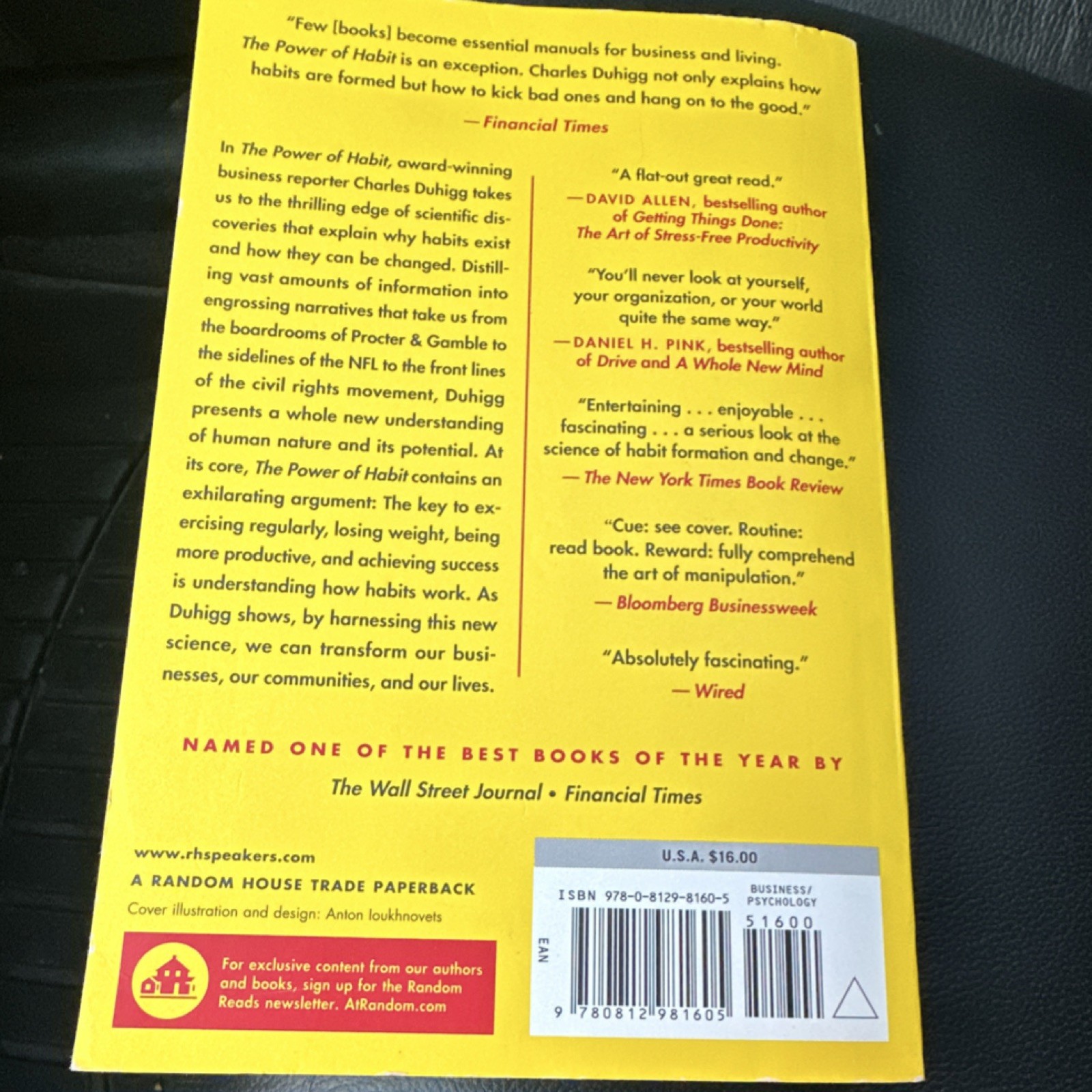The Power of Habit by Charles Duhigg Trade Paperback Business Psychology Book