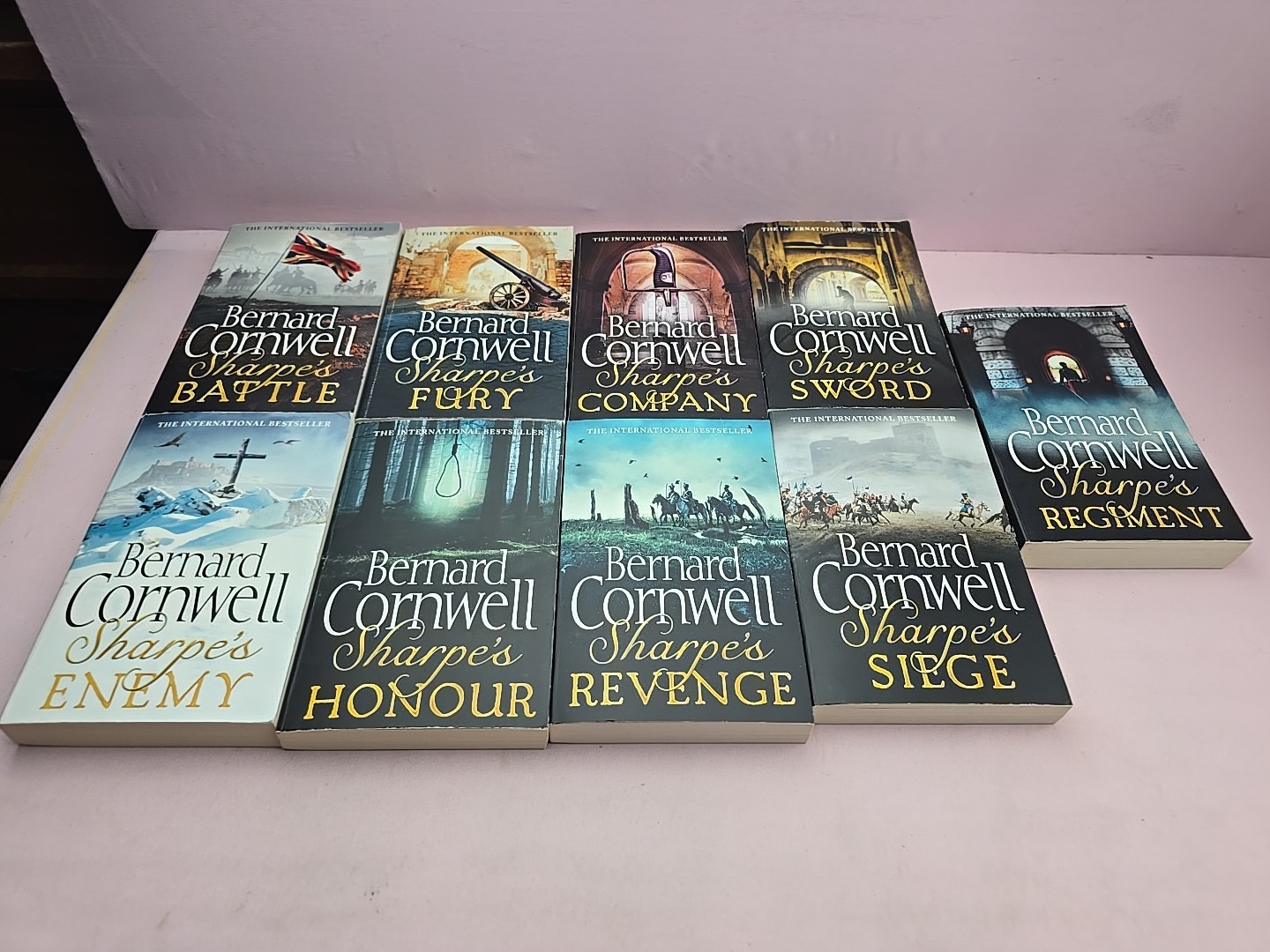 Lot of 18 Bernard Cornwell Sharpe’s Novels Paperback