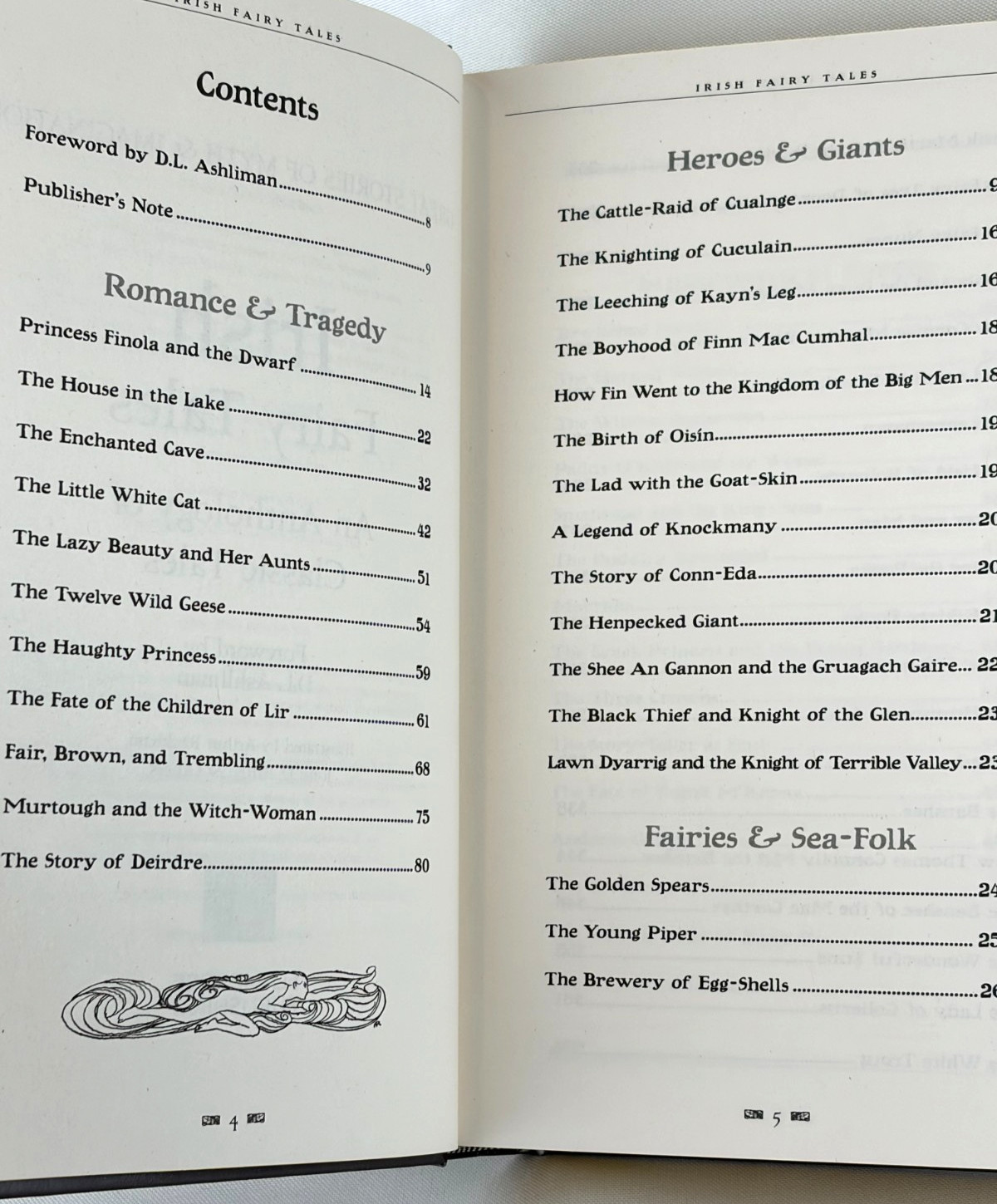 Irish Fairy Tales Anthology of Classic Tales Sprayed Edges Deluxe Edition *New*