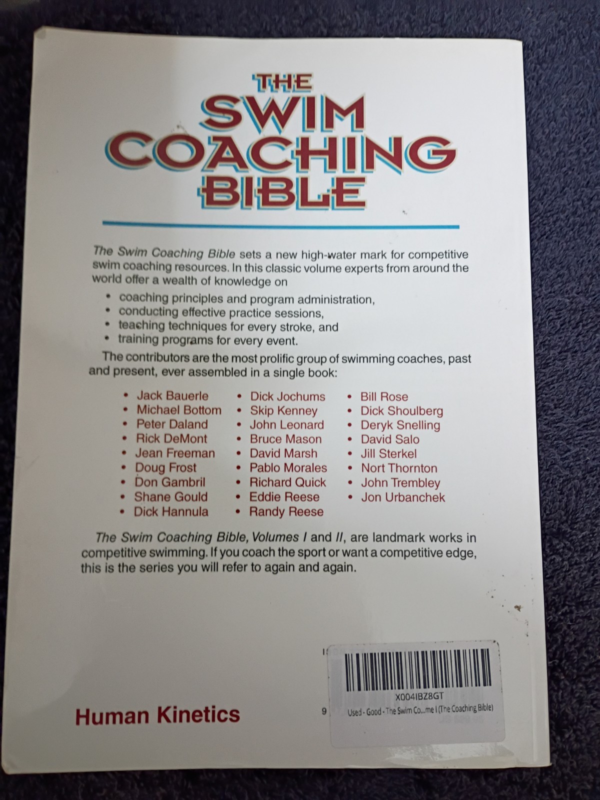 The Swim Coaching Bible Volume 1