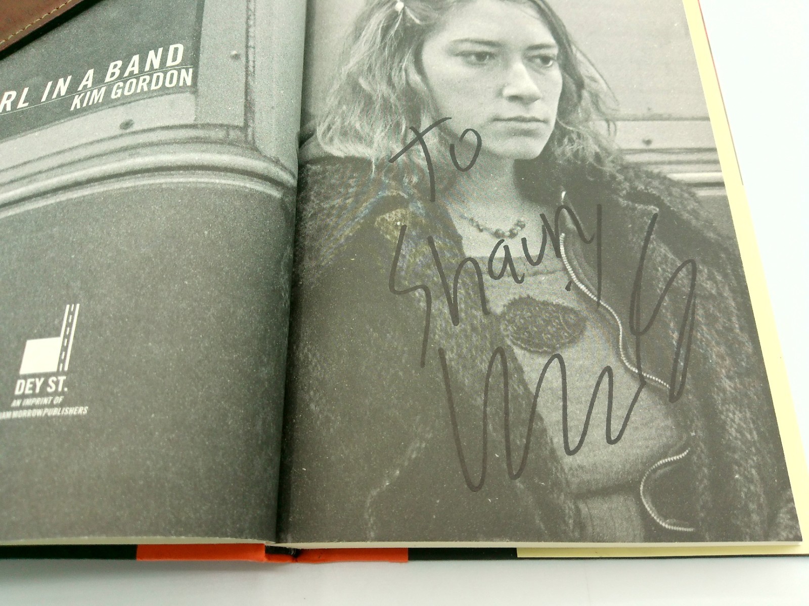 Girl in a Band | Kim Gordon | SIGNED | Dey St. | 2015