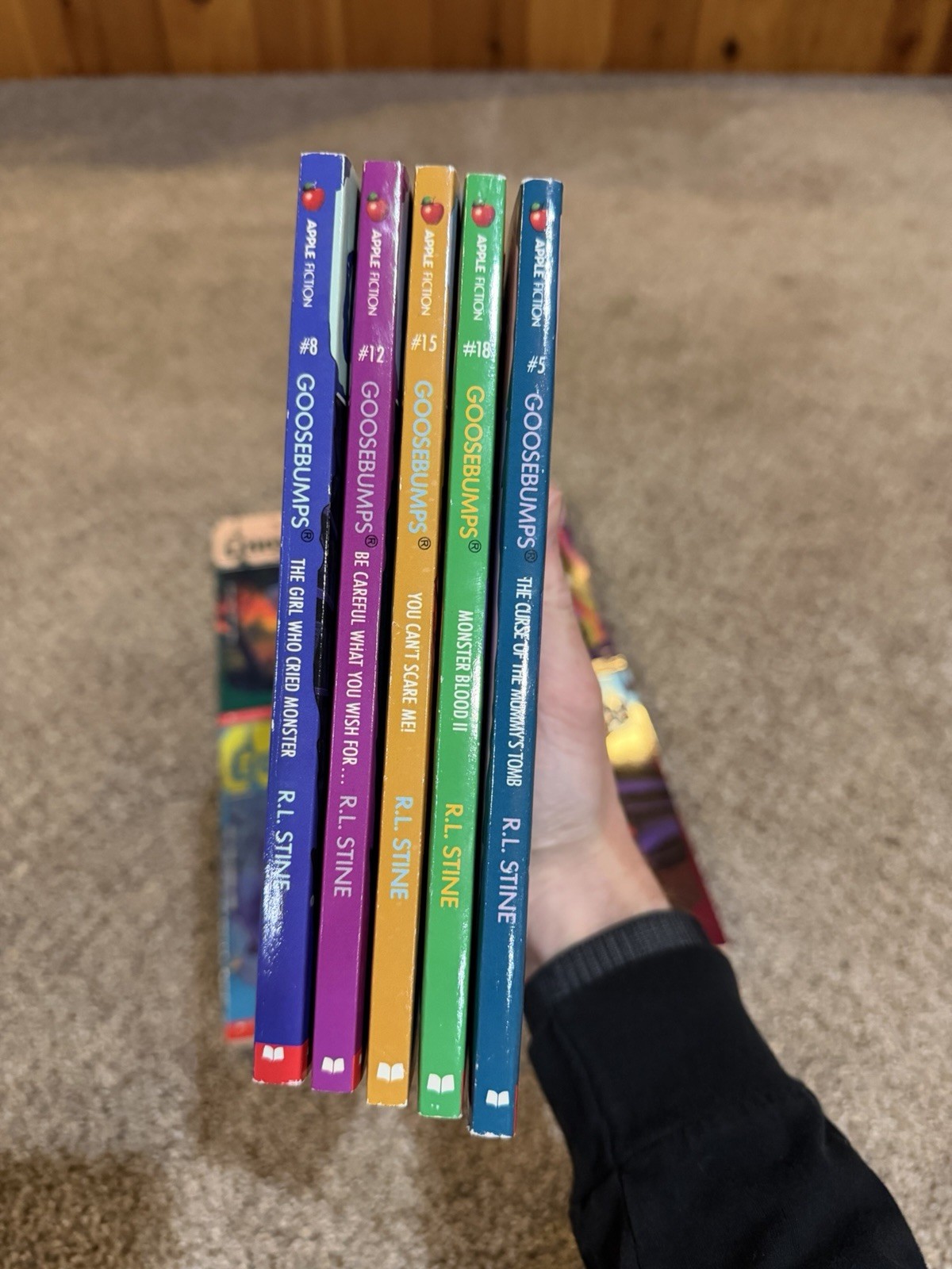 Lot Of 9 Vintage R. L. Stine Goosebumps Books -All 1st Edition, Some 1st Prints