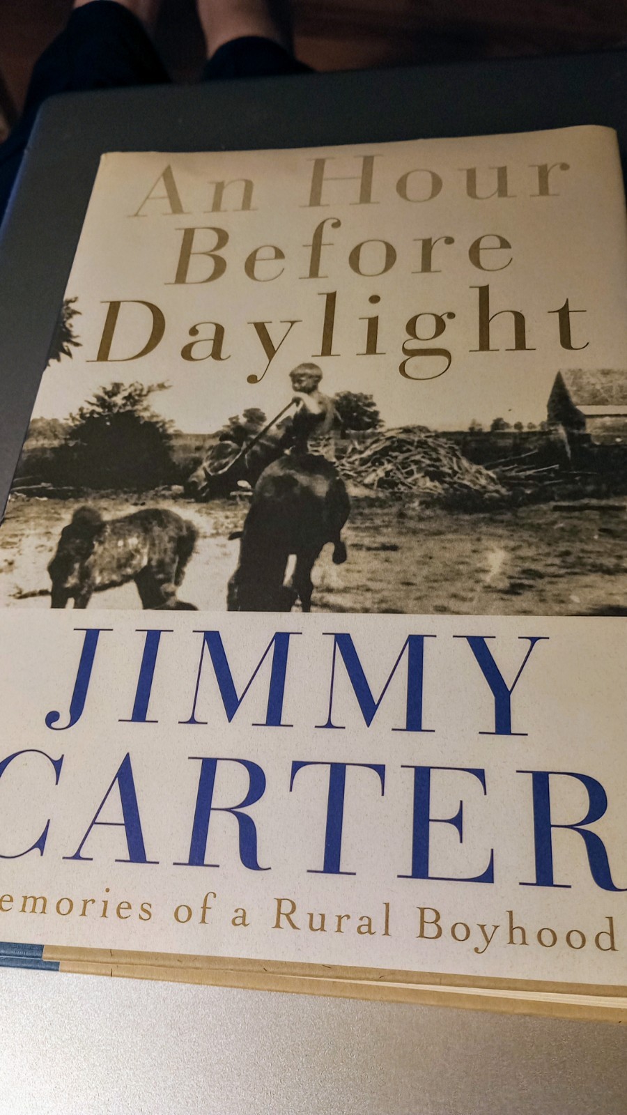 Vintage An Hour Before Daylight Memories of a Rural Boyhood By Jimmy Carter HC
