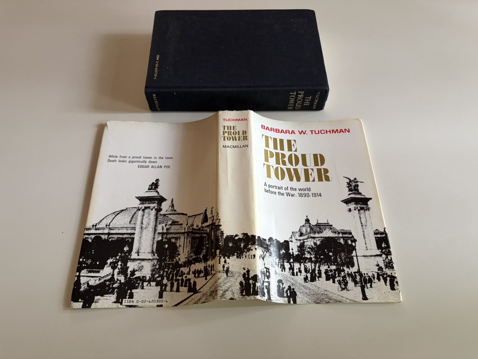 Barbara W. Tuchman The Proud Tower HC DJ BCE 1966 Macmillan History WWI