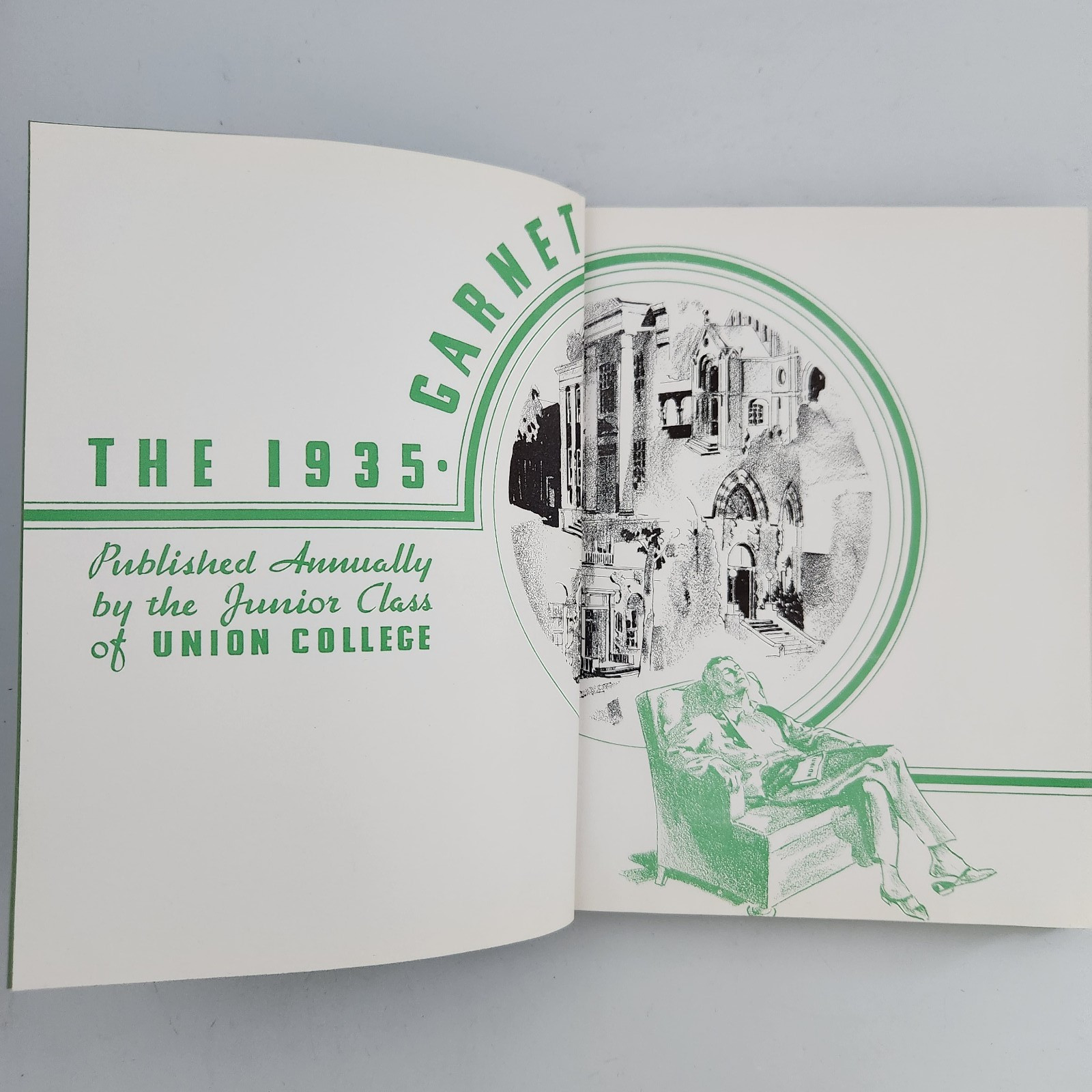 1935 Union College Yearbook Garnet Schenectady NY New York 1934 1936