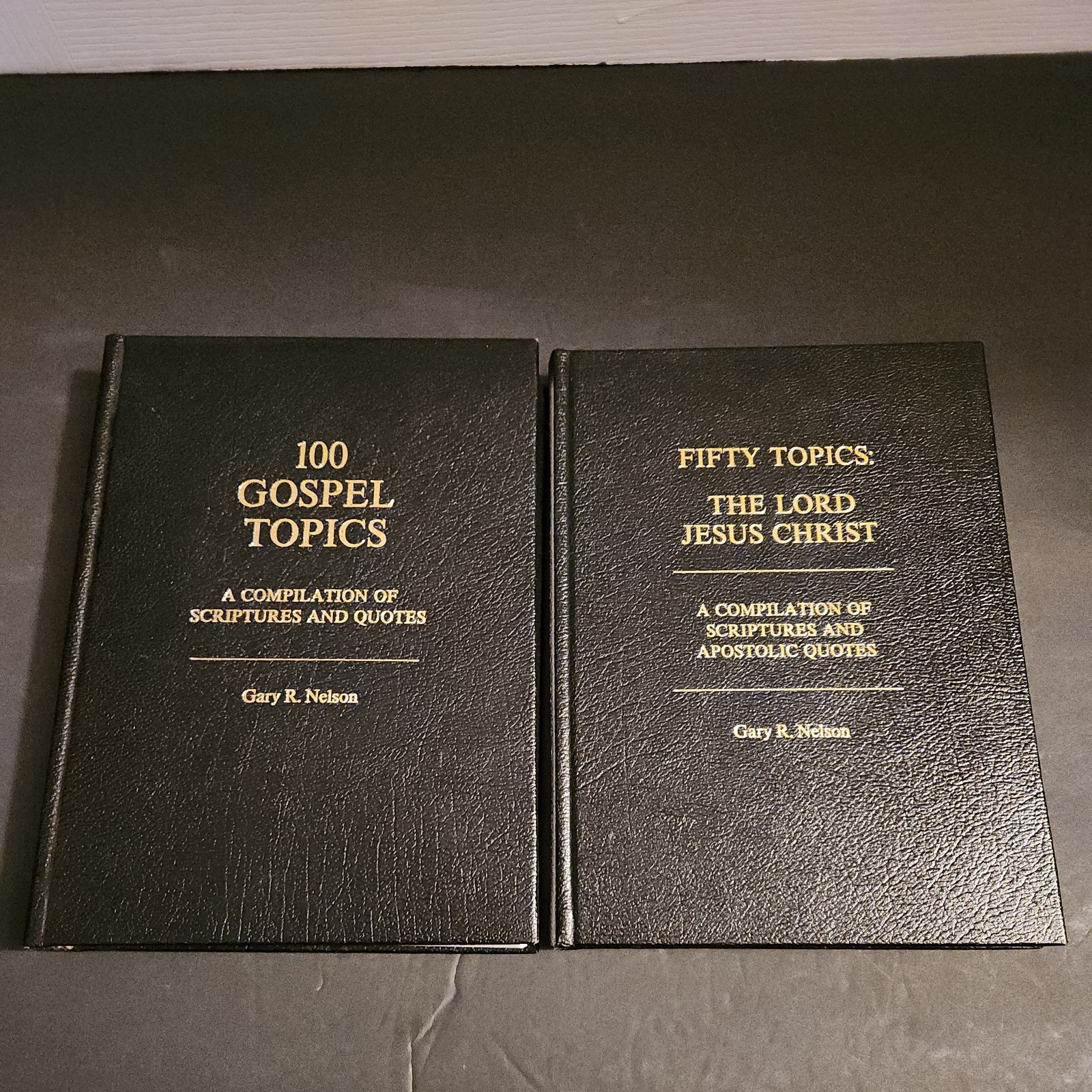 50/100 Gospel Topics, 2 Hardcover Set Of A Compilation Of Scriptures Quotes,