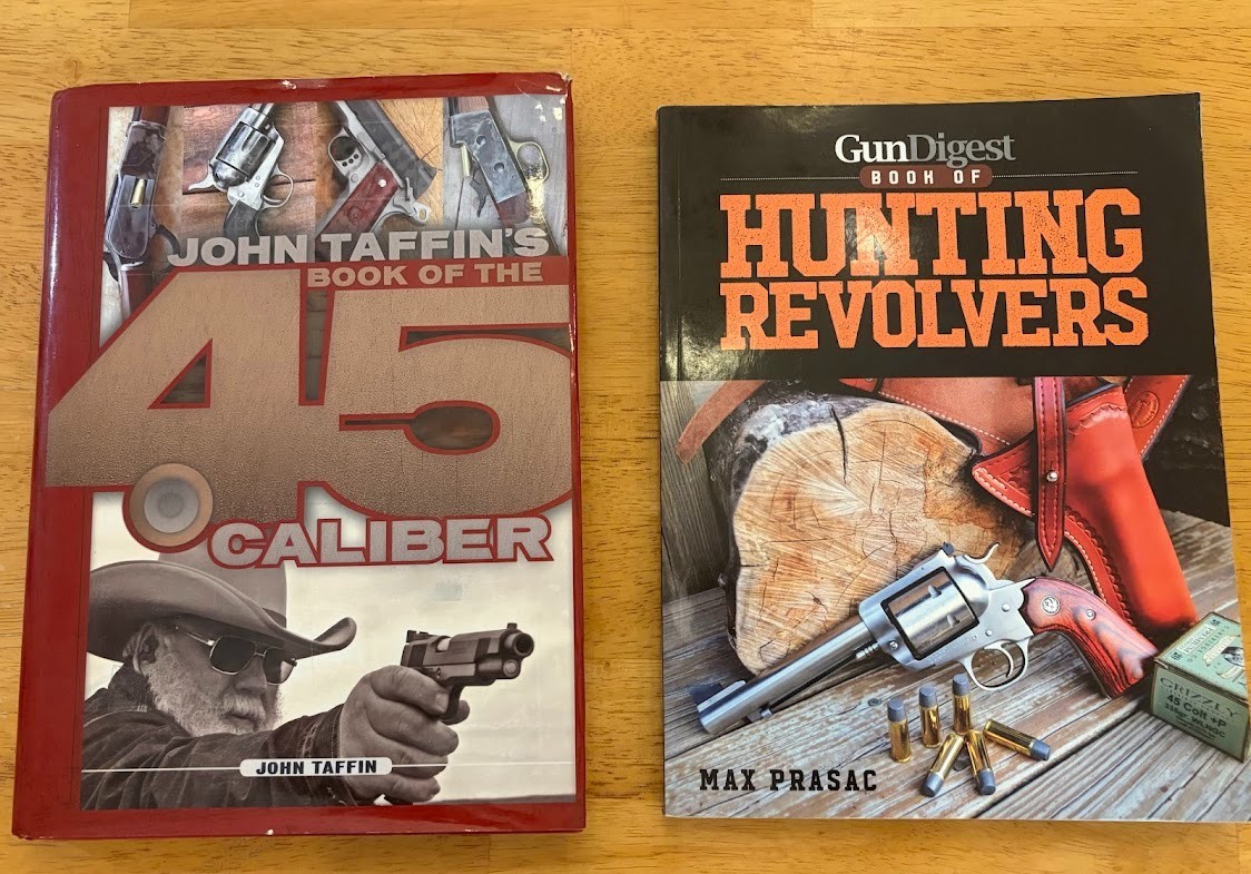 Book of Hunting Revolvers by Max Prasac and John Taffin’s Book of the 45 Calibe