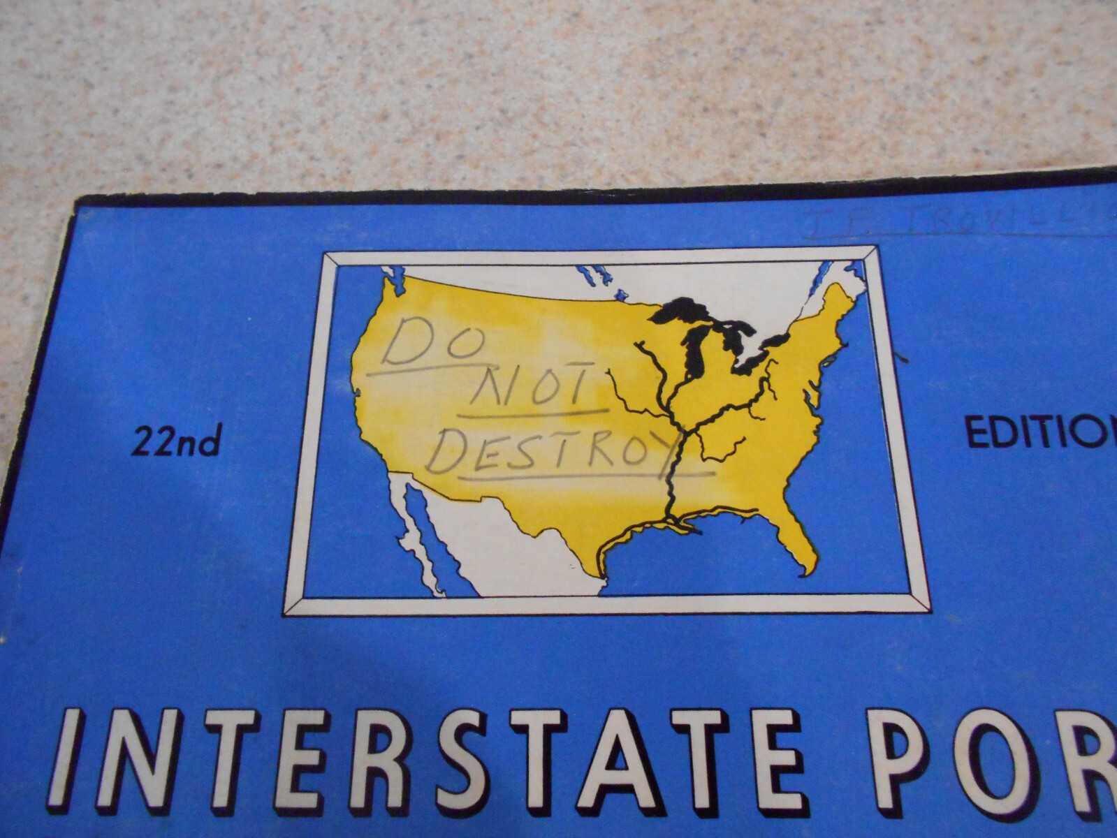 Interstate Port Handbook 1956 22nd edition Inland Marine Industry 116 Pages