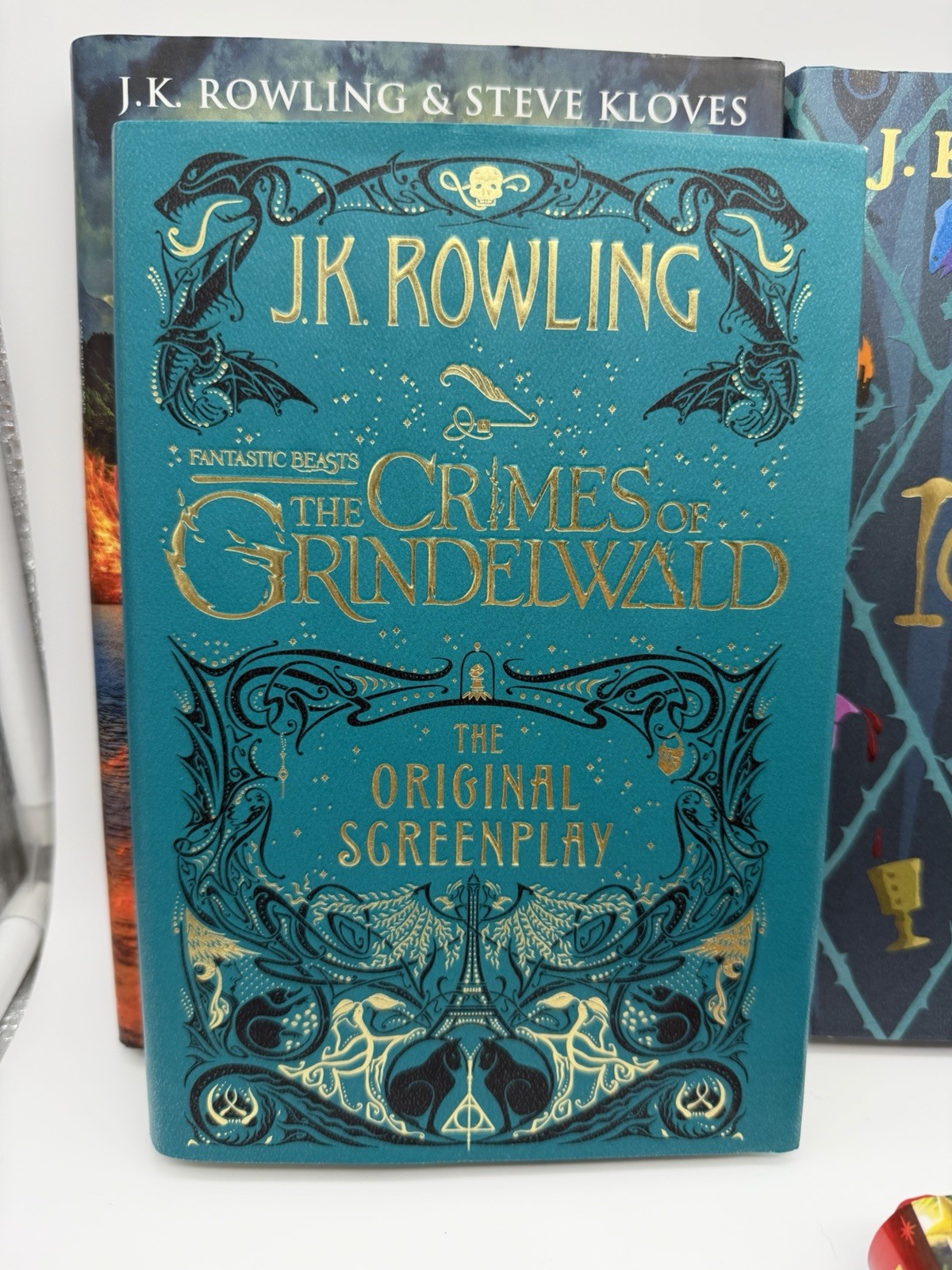 J.K. Rowling 1st Edition Hardcover Lot (4) Secrets of Dumbledore Ickabog Crimes