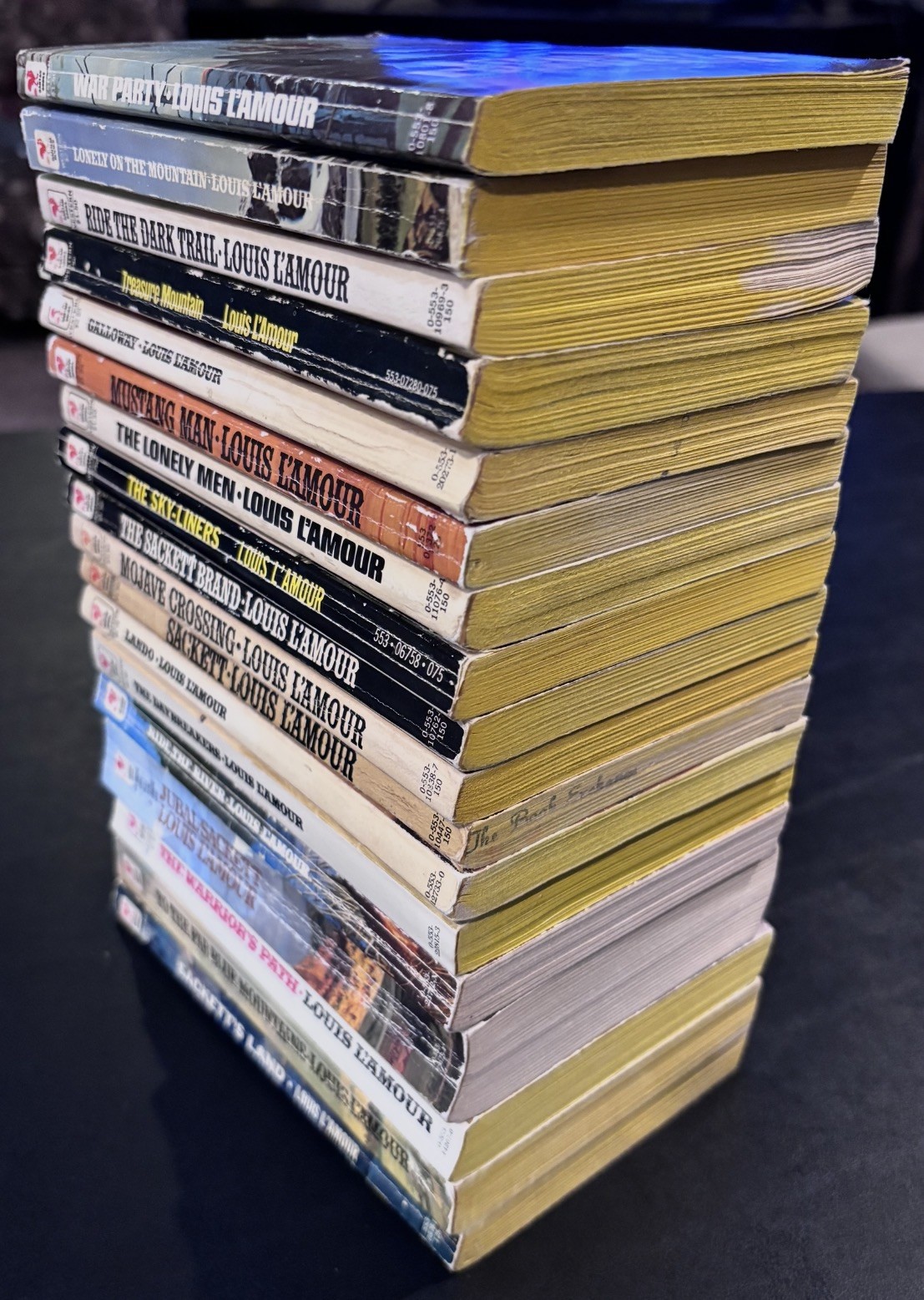 LOUIS L’AMOUR Complete 18 Book SACKETTS Series Vintage WESTERNS only $4 each!!
