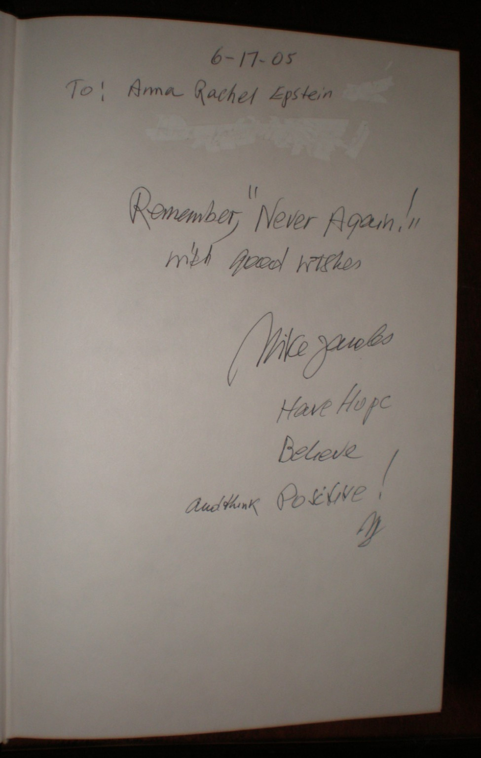 Holocaust Survivor : Mike Jacob’s Triumph over Tragedy: A Memoir by Ginger…
