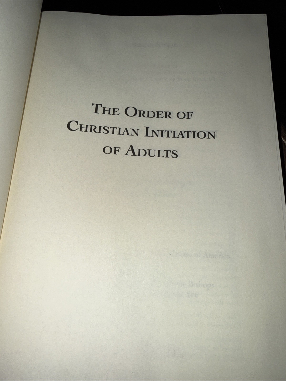 Order of Christian Initiation of Adults 2024 Catholic HC Book Beautiful