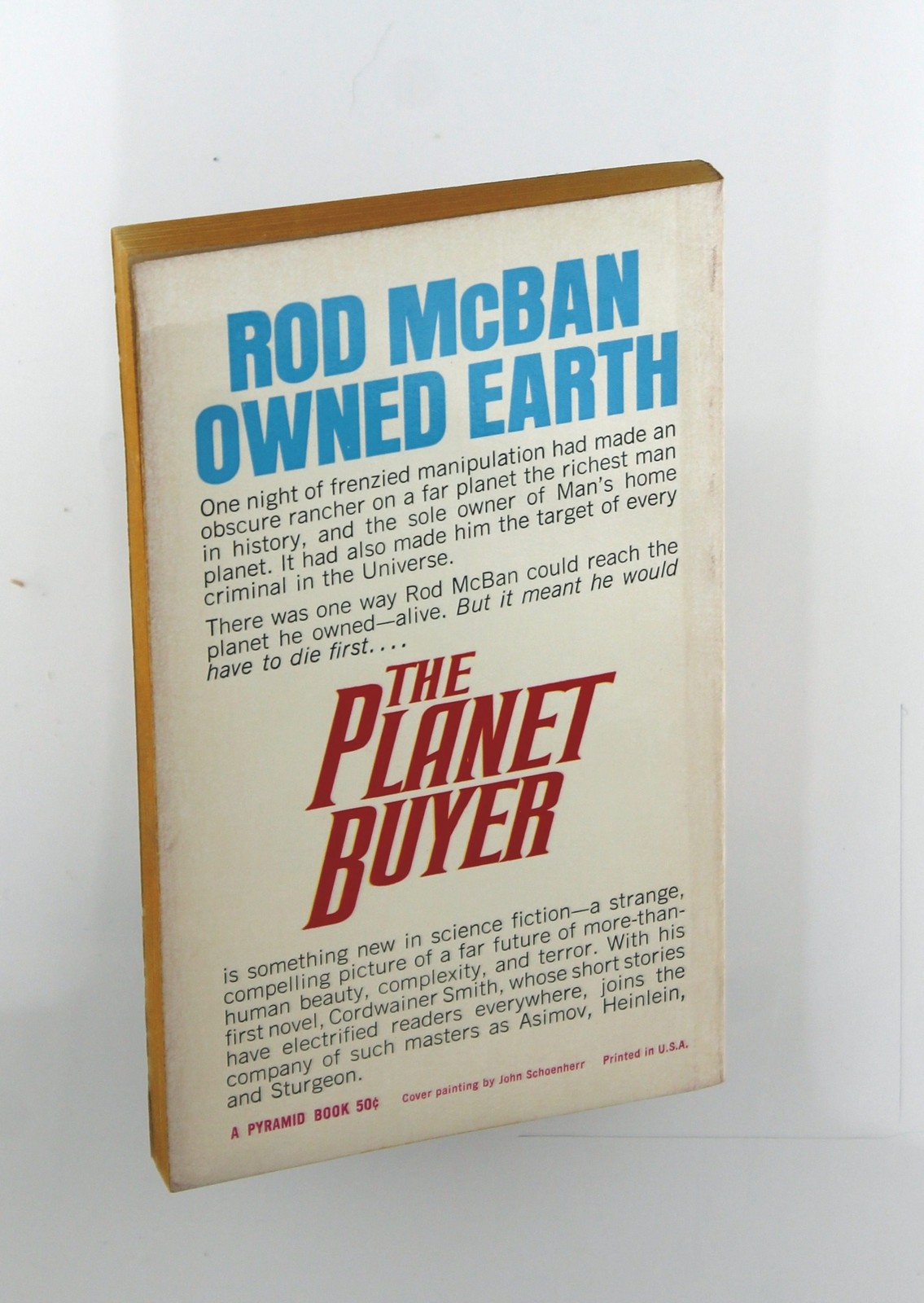 The Planet Buyer R-1084 – Cordwainer Smith Pyramid Paperback Book