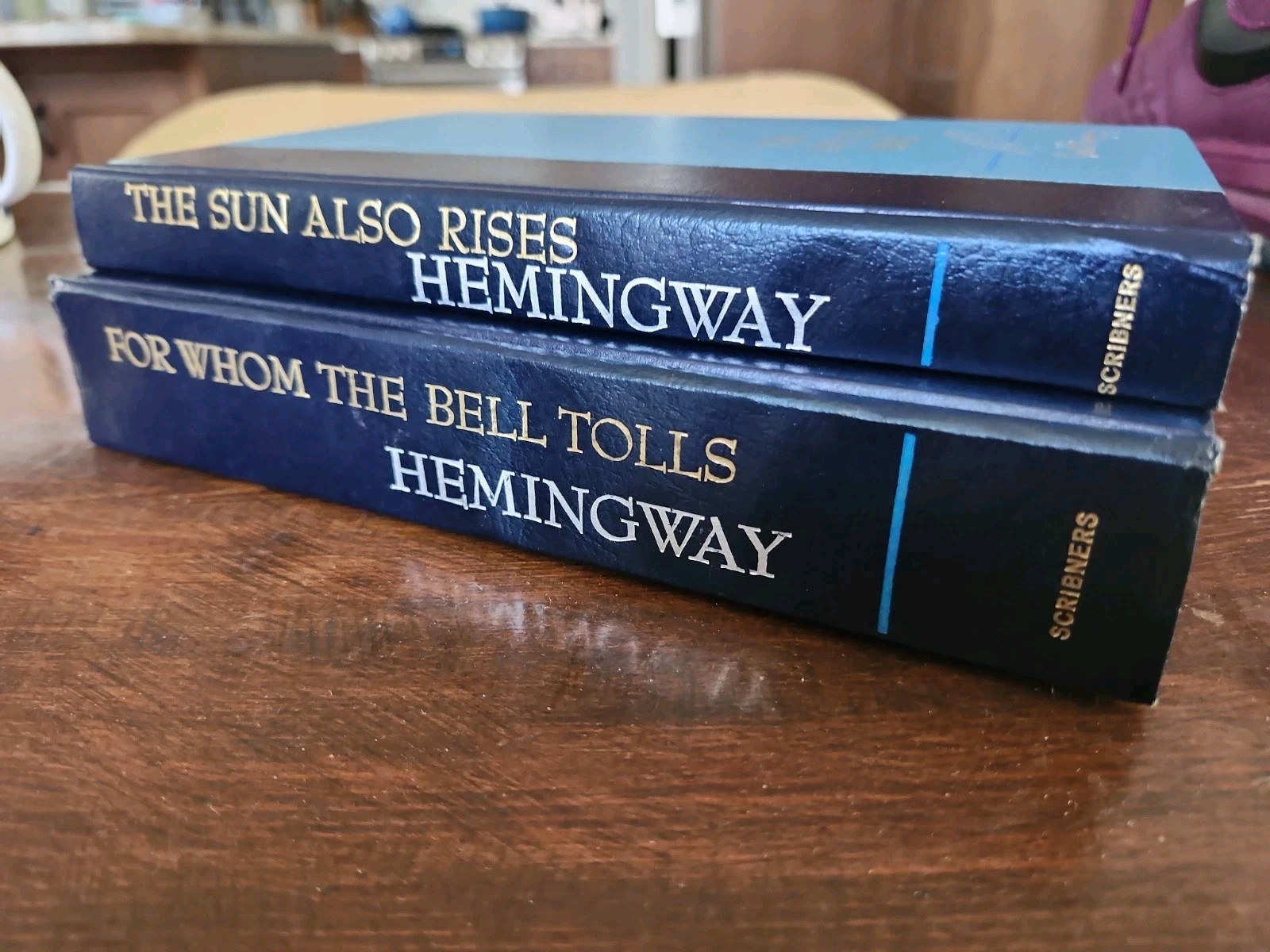 Lot Of 2 Sun Also Rises For Whom Bell Tolls Hemingway Hardcover Scribner Classic