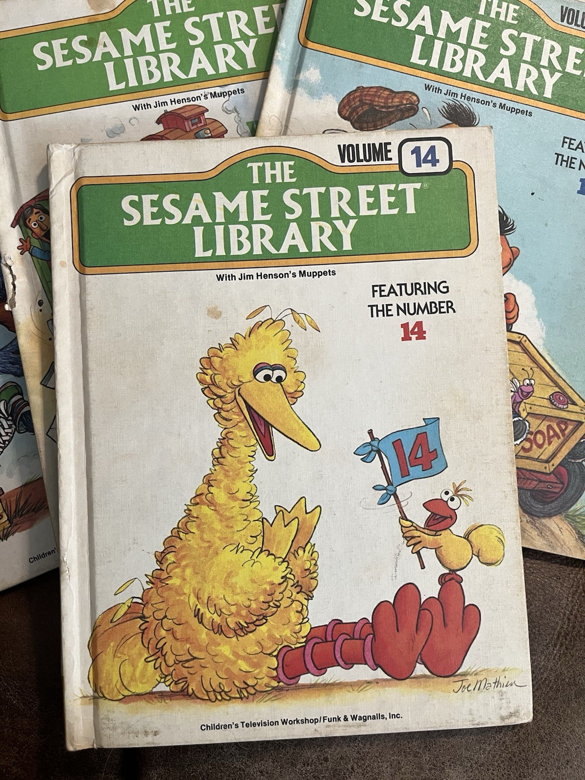 THE SESAME STREET LIBRARY – 10 Books 1979 Includes – 3,4,5,6,7,8,10,12,13,14