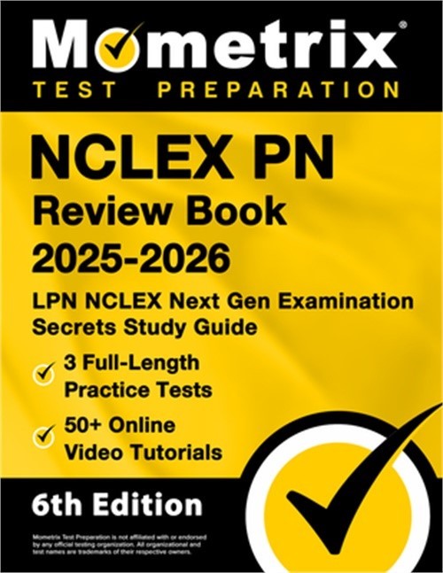 NCLEX PN Review Book 2025-2026 – 3 Full-Length Practice Tests, 50+ Online Video