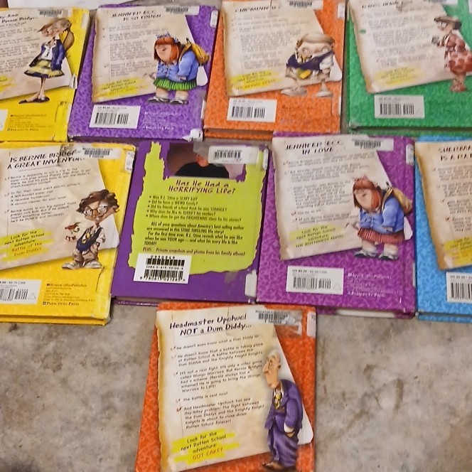 HarperCollins Hardcover Rotten School by R.L. Stine, Ages 9-12, Illustrated