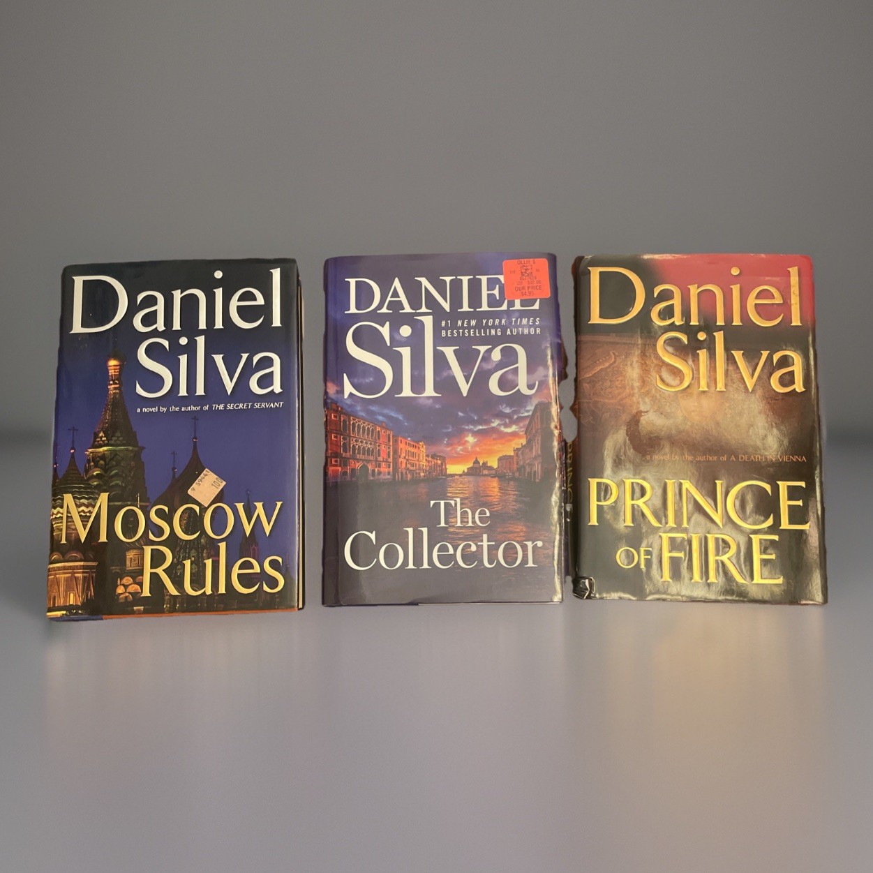 Daniel Silva – Lot of 3 Books – Mixed Titles – Hardcover