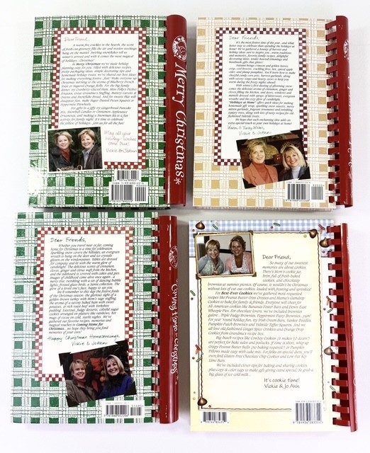 Lot of 4 Gooseberry Patch Cookbooks Holidays Christmas Thanksgiving Home Cookies