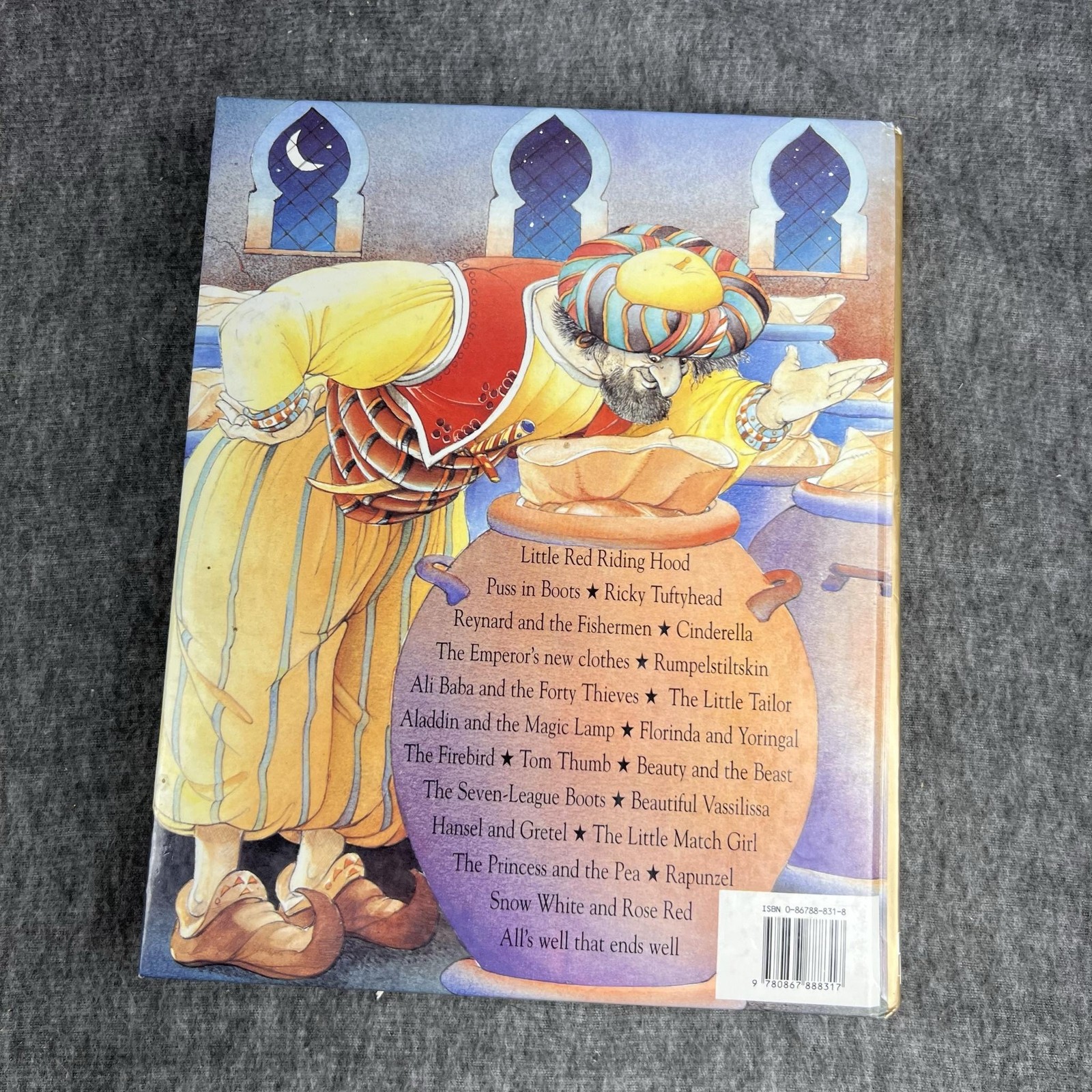 Vintage A Treasury Of Fairy Tales Transedition HC Illustrated Multicolor USA
